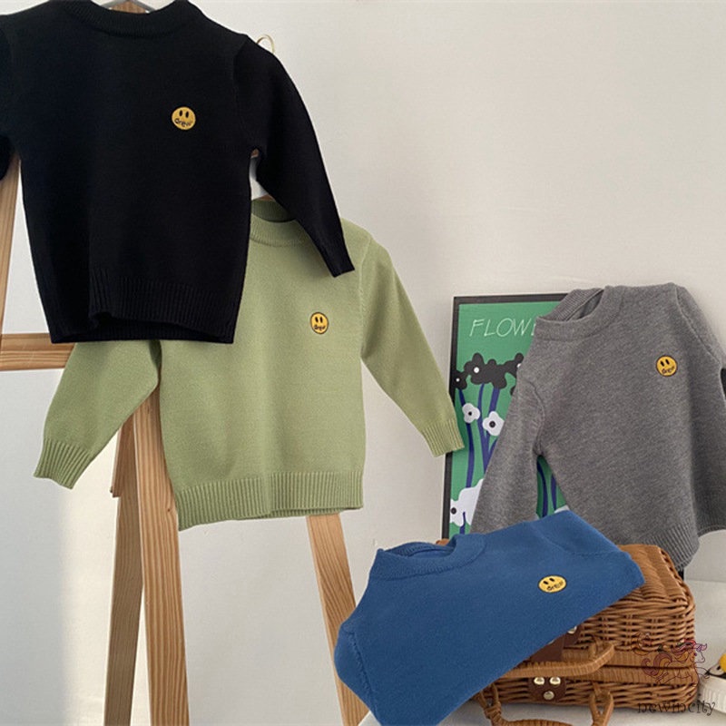 Áo sweater tay dài họa tiết hoạt hình thời trang Hàn Quốc đáng yêu cho bé