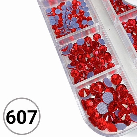 Đá Chân Lưới Nail 12 Khía Light Siam Đính Móng ANGELICA 607