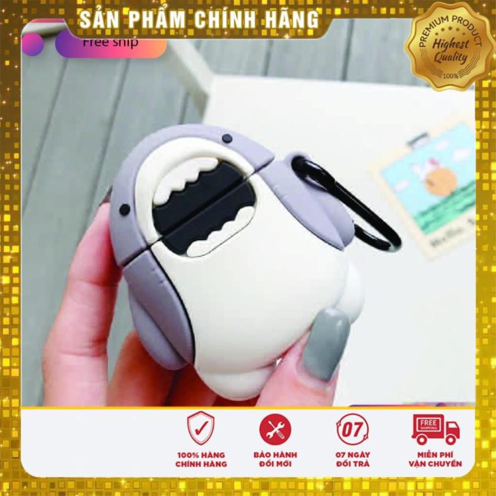 🔥 Case Ap 1/2 & Pro 🔥 Freeship 🔥 VỎ BỌC MODEL Cá Mập Cute- Case Cho Tai Nghe Không Dây (Bluetooth)