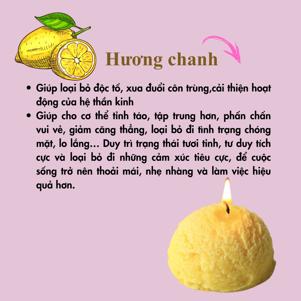 Nến thơm - Nến thơm phòng candle cup hình kem trang trí nhà cửa quà tặng làm từ sáp thiên nhiên cao cấp