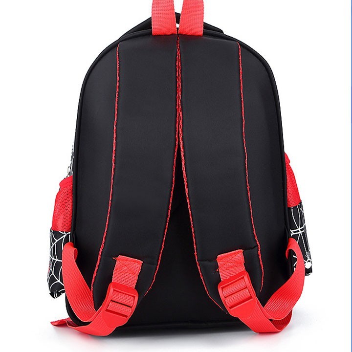 Balo Cho Bé Mẫu Giáo, Balo Mầm Non Bé Gái Bé Trai Nắp Nhựa Hoạt Hình Người Nhện Chống Nước, Chống Va Đập.