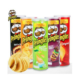 Khoai Tây Ống hiệu Pringles 110gr Các Vị