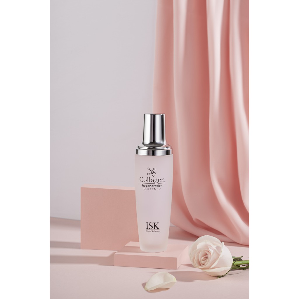 Nước hoa hồng săn chắc và làm trắng da ISK Collagen Regeneration Softner 130ml - Hàn Quốc Chính Hãng