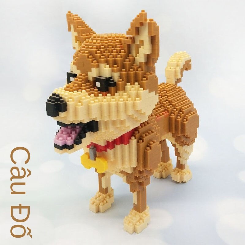 Bộ Đồ Chơi Lắp Ráp Lego Hình Chó Shiba Inu Gigi 20000