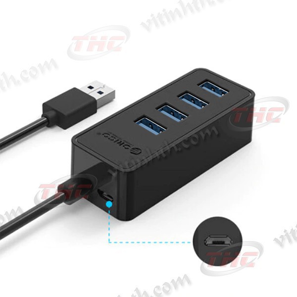 BỘ CHIA 4 PORT USB 3.0 ORICO W5P-U3 hàng mới chính hãng 21