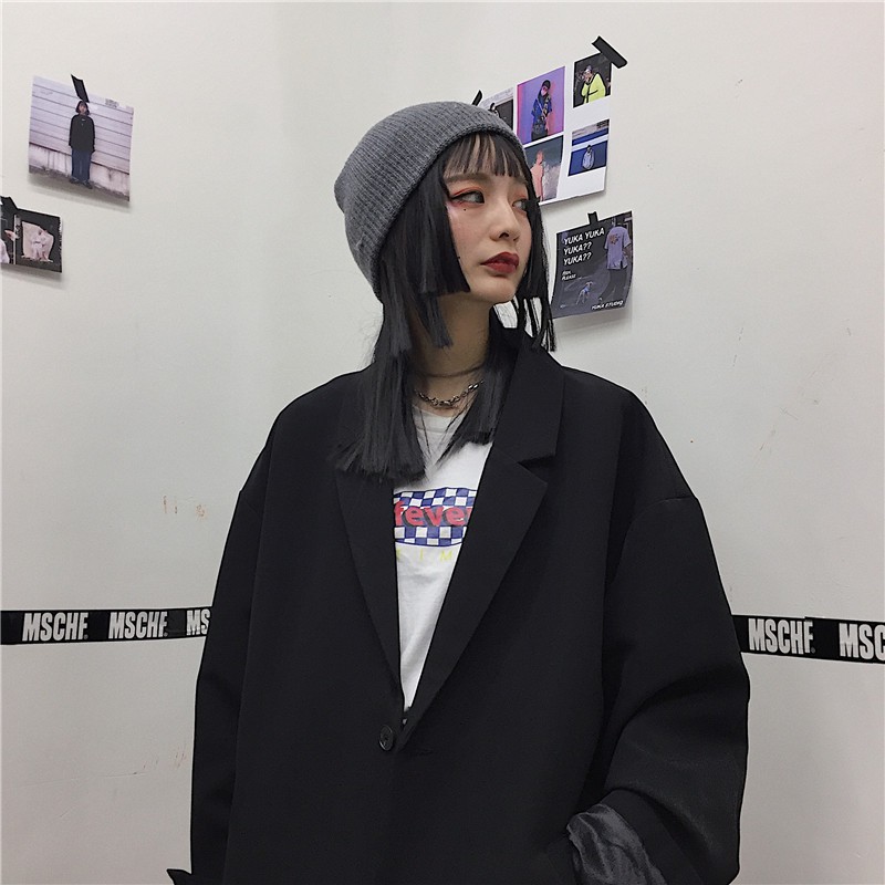 Áo blazer ulzzang form rộng | BigBuy360 - bigbuy360.vn