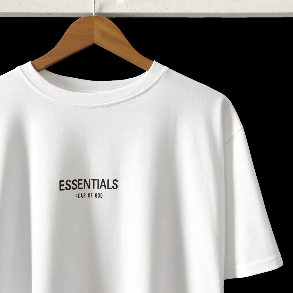 Áo thun cổ tròn ESSENTIALS, áo phông tay lỡ nam nữ unisex, ZOEclothing