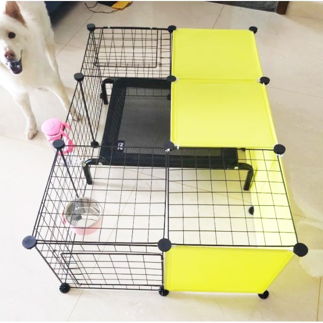 Tấm ghép lưới sắt quây chuồng thú cưng