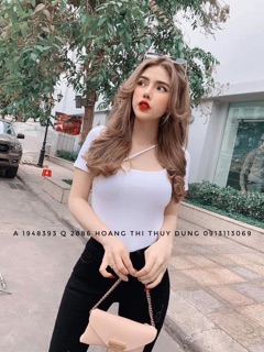 ÁO PHÔNG CỔ U DÂY CHÉO HOT CỰC