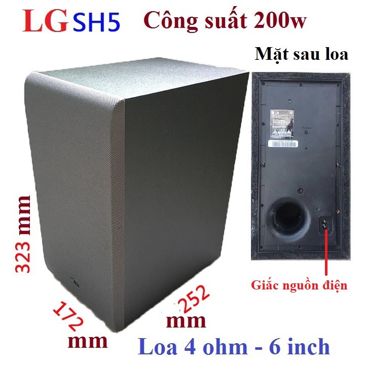 1 cái Loa Sub hơi mới của Nhật, Hàn Quốc, Phần Lan