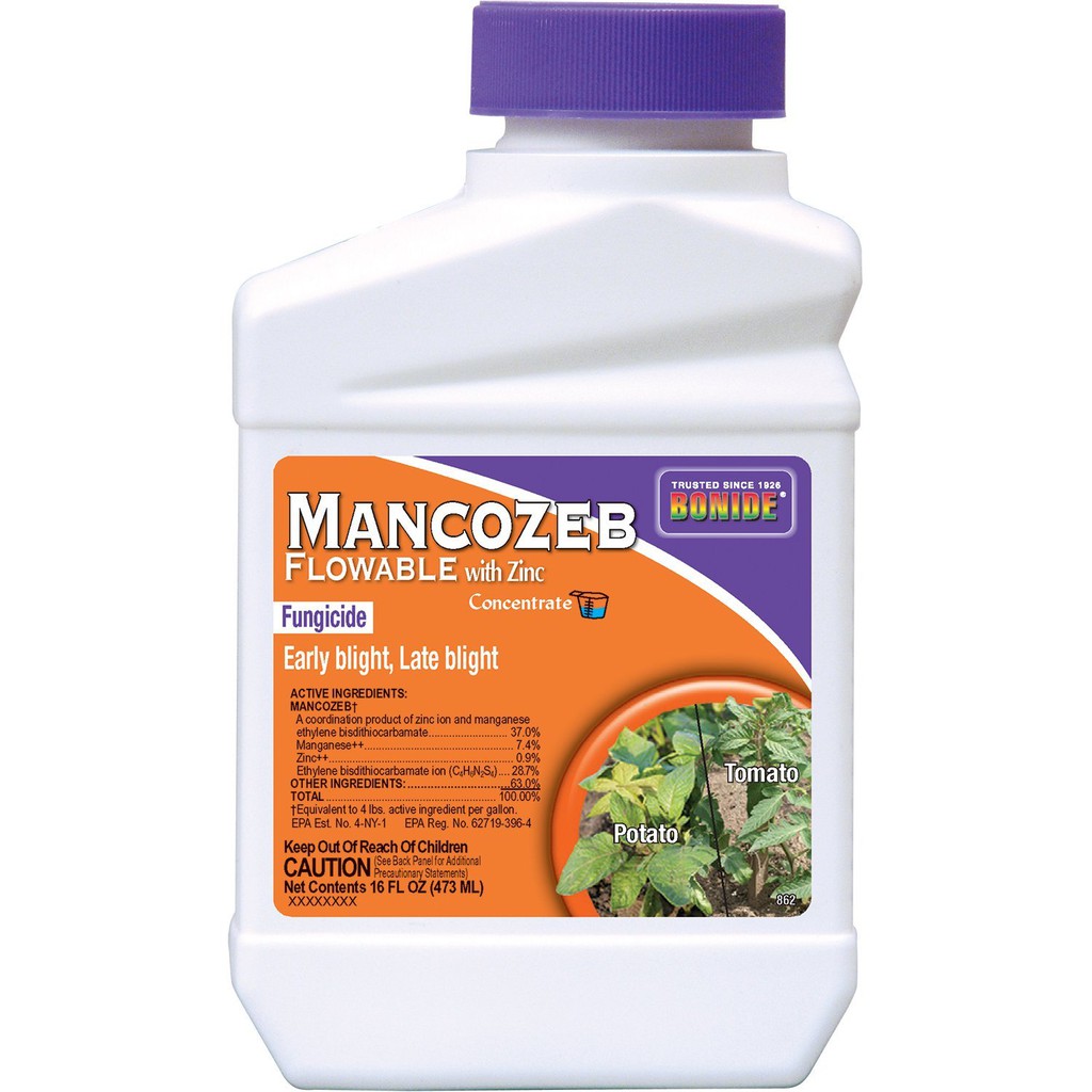 Mancozeb Flowable With Zinc  can 473ml, nhập khẩu Mỹ chuyên  diệt nấm phổ rộng cho Lan