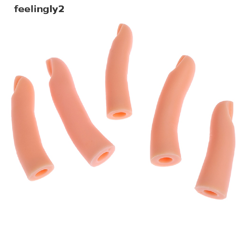 [Hàng mới về] Set 5 mô hình ngón tay giả tập vẽ trang trí móng nghệ thuật tiện dụng