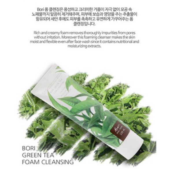 Sửa rửa mặt dịu nhẹ Bori Real Fresh 120ml