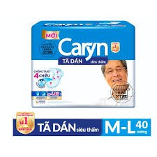 (Hàng tặng) Tã Dán Người Lớn Caryn ML40