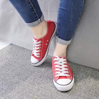 Giày cv classic cổ thấp nam đỏ