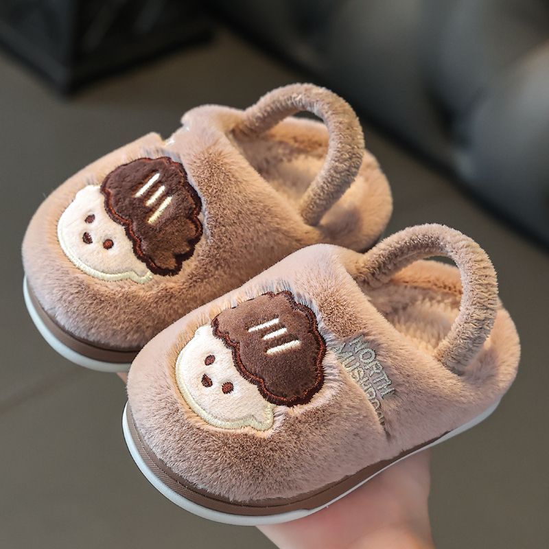 Dép Bông Đi Trong Nhà Chống Trượt Thiết Kế Mới Thời Trang 2022 Dành Cho Bé