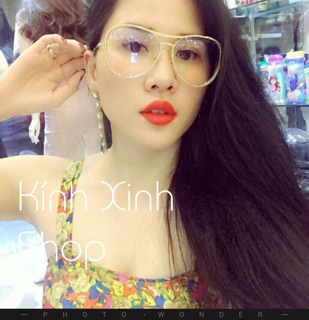 Kính Viền Đính đá Sang chảnh