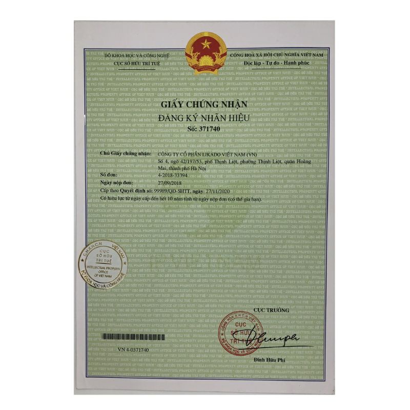 Khăn vải khô đa năng cho bé LIKADO 600g - 300g kích thước 15 x 20