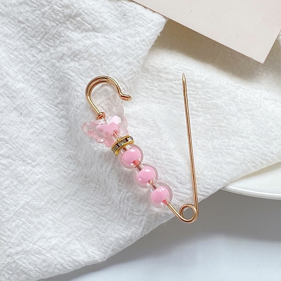 Ghim Cài Thắt Lưng Quần Bằng Kim Loại Đính Hạt Pha Lê Sang Trọng