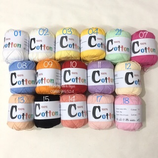 Sợi cotton sanli - 100% cotton