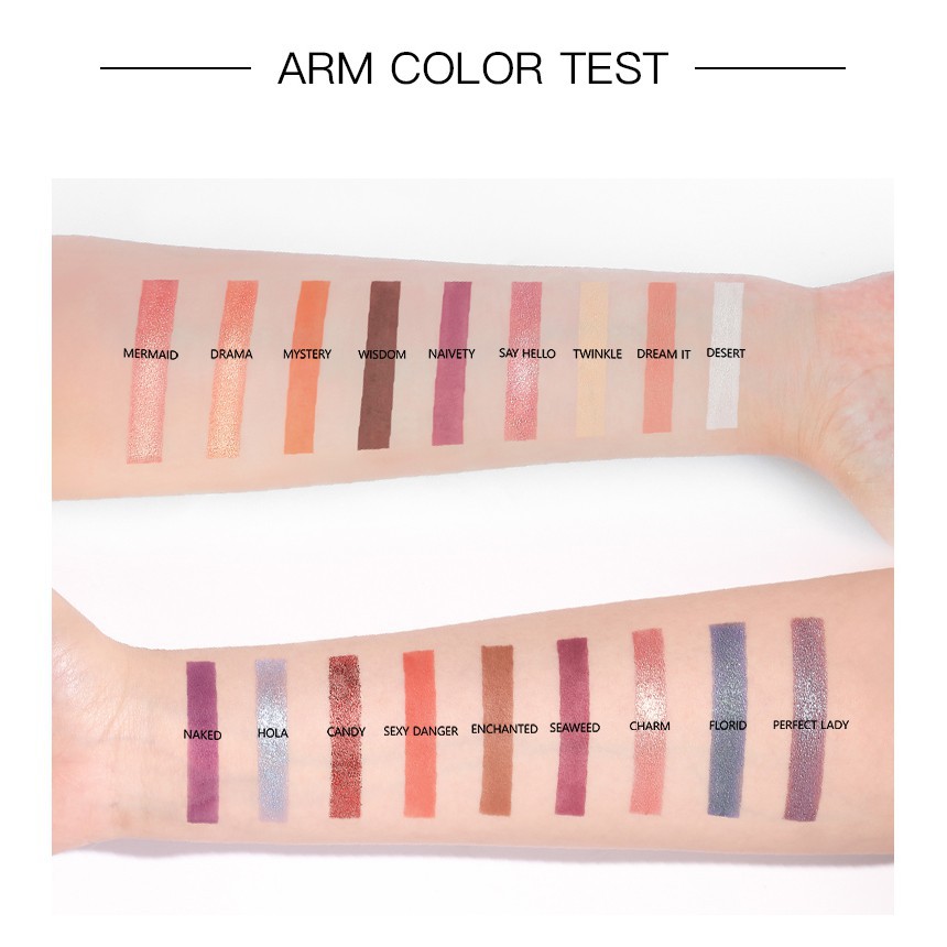 Pudaier High Glossy Fish Scale Eyeshadow Palette in 18 Color 210g