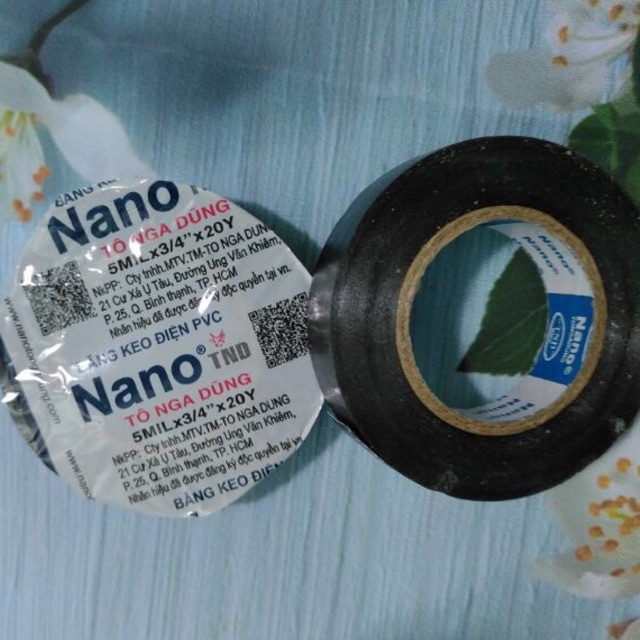 Băng dính điện 1 cuộn to Nano xịn, băng keo điện