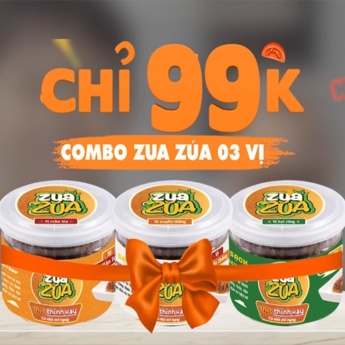 Combo 3 Zua Zua Thịt Thính Xay - Trường Foods 99k