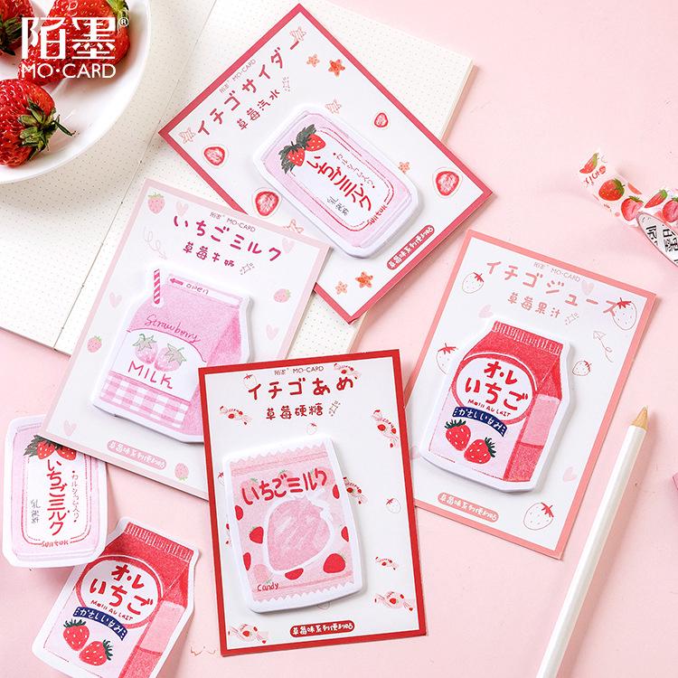 Bộ Giấy Ghi Chú Hình Mèo Phong Cách Nhật Bản