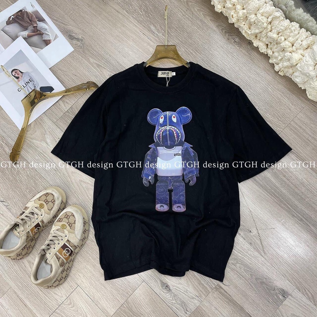 Áo Thun Nữ Tay Lỡ Hình Gấu Batman Siêu Hot Hit, Áo Phong Rộng Nữ Tay Lỡ Chất Coton Form Rộng