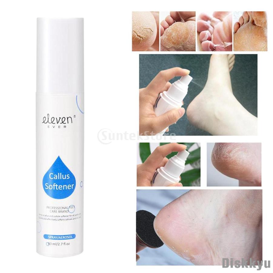 ELEVEN EVER Foot Callus Softener,Softens Dry, Dead, Hard, Cracked Skin & Calluses Foot Softener, 80ml/2.7fl.oz