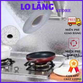 Cuộn giấy bạc dán bếp chống thấm cách nhiệt 3mx60cm- giấy bạc dán bếp chống dính dễ dàng vệ sinh làm căn bếp nhà bạn