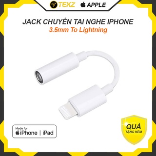 Jack Chuyển Đổi Tai Nghe, Jack 3.5mm To Lightning Dành Cho iPhone 7/8/X/Xs/XsMax Bảo Hành 12 tháng