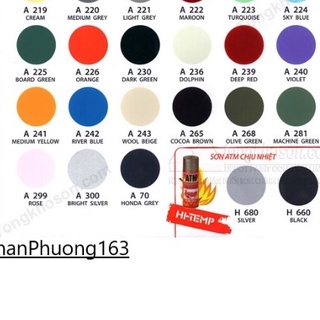 SƠN PHUN / SƠN XỊT ATM SPRAY ĐỦ MÀU 400ml