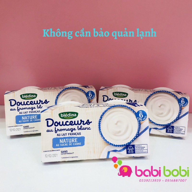 Sữa chua phô mai Bledina vị tự nhiên