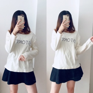 Áo thu đông tay dài xẻ bên