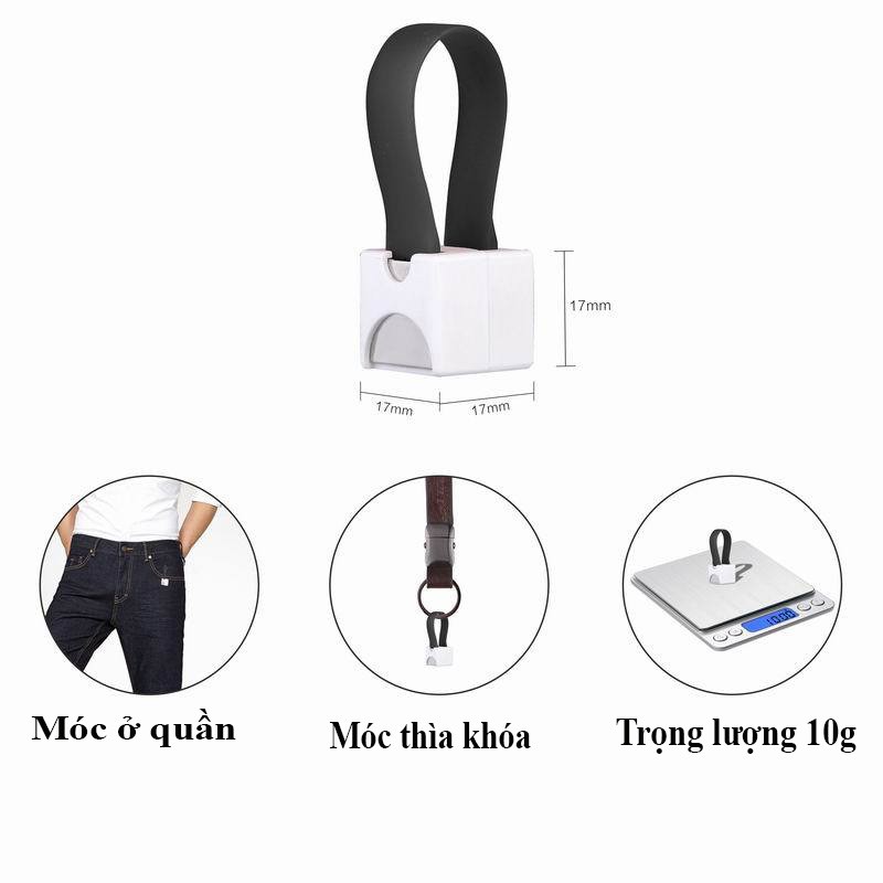 Sạc dự phòng - Bộ sạc dự phòng mini móc khóa - Đầu vào micro usb sạc dự phòng mini pin AA tiện dùng và an toàn