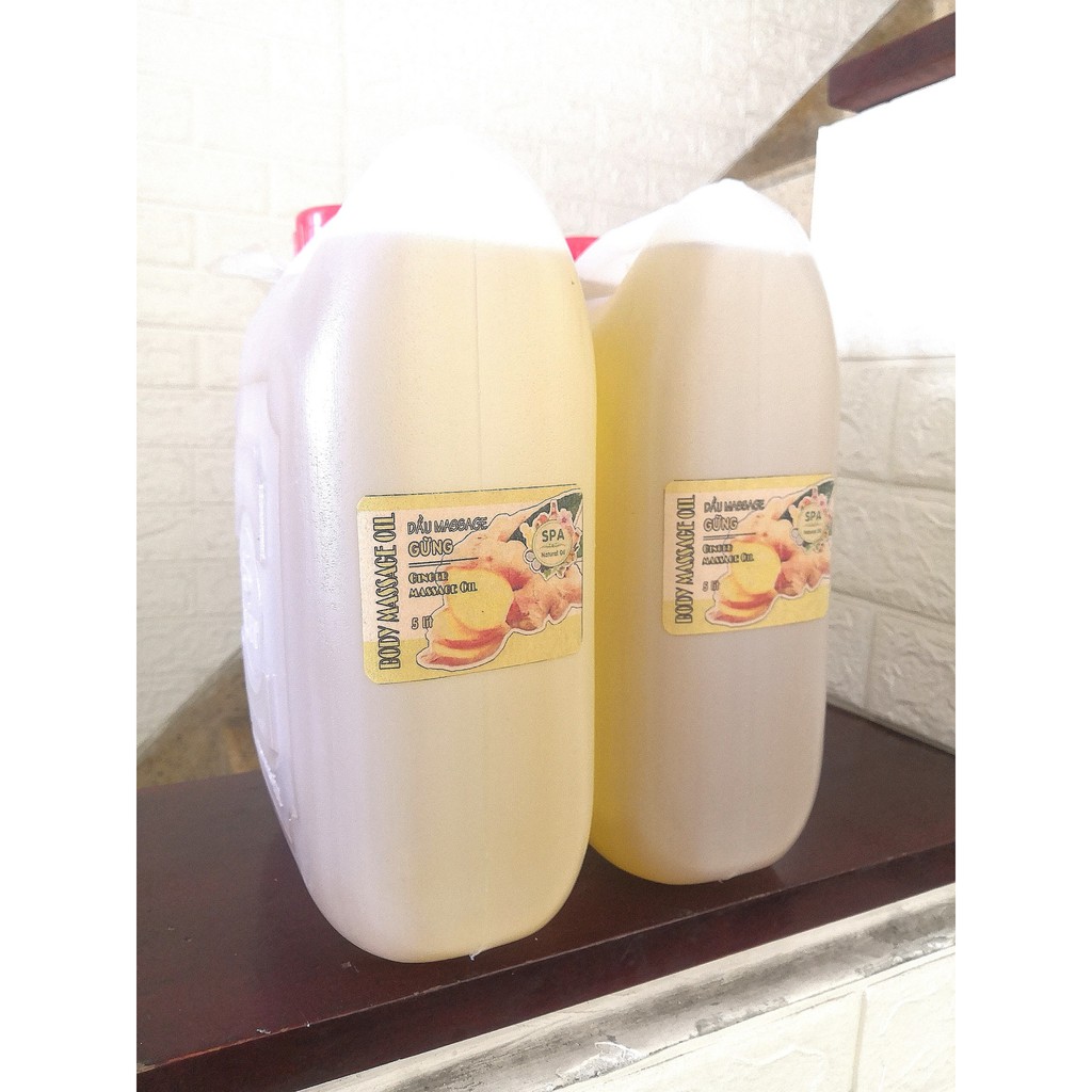 Combo 2 Can Dầu Massage Body Chuẩn Spa ACENA 5000ml - 10 lít Dầu Massage Trơn Tay, Hương Thơm Thư Giãn