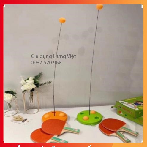 Bộ bóng bàn 2 vợt gỗ, luyện kỹ năng/tập khả năng phản xạ, luyện mắt cho bé, chơi trong nhà hoặc ngoài trời [BÓNG BÀN]