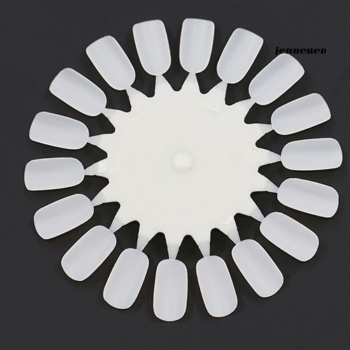 [Hàng mới về] Set 10 đĩa 18 móng giả trưng bày màu sơn móng tay tiện lợi