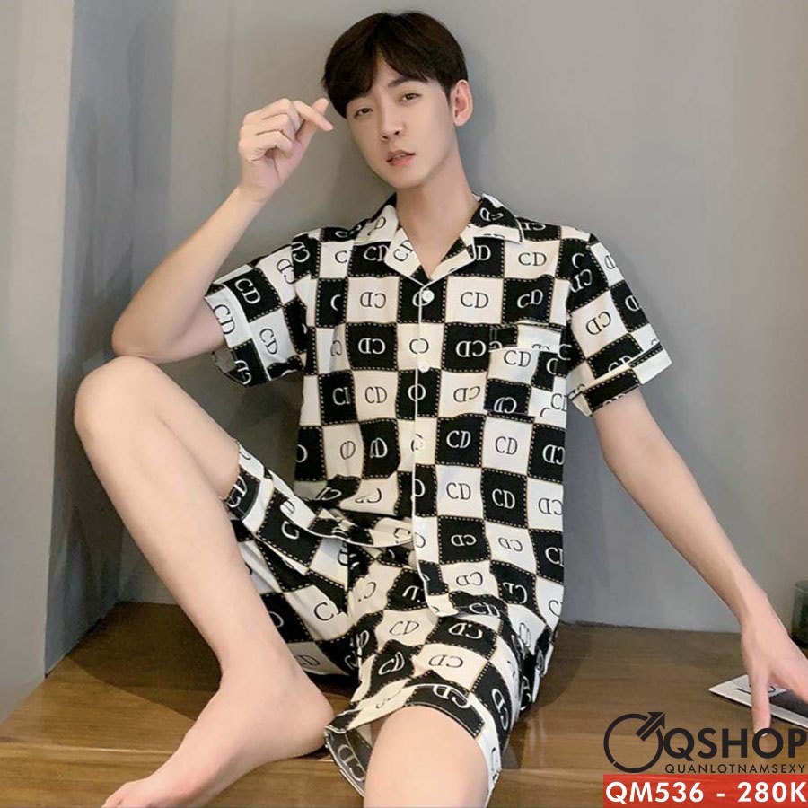 Bộ đồ pijama nam tay ngắn QSHO QM532 - QM533 - QM534 - QM535 - QM536 - QM537