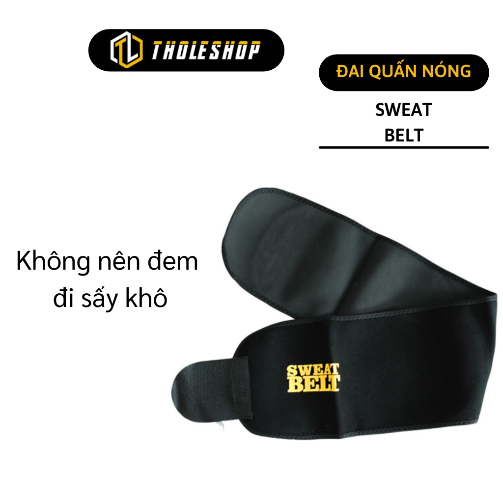 Đai Nịt Bụng - Đai quấn nóng Sweat Belt làm bằng sợi Neotex điều chỉnh kích cỡ nịt bụng giảm mỡ làm bụng săn chắc 2459