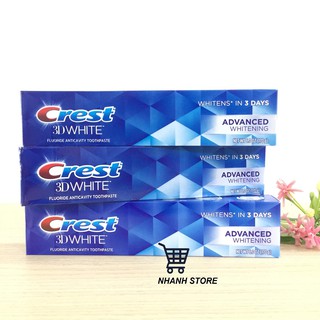 Kem Đánh Răng Crest 3D White 170g - USA