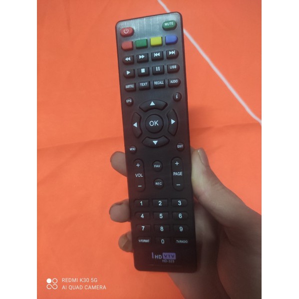 REMOTE ĐIỀU KHIỂN ĐẦU THU KĨ THUẬT SỐ VTV-HD323 CHẤT LƯỢNG CAO