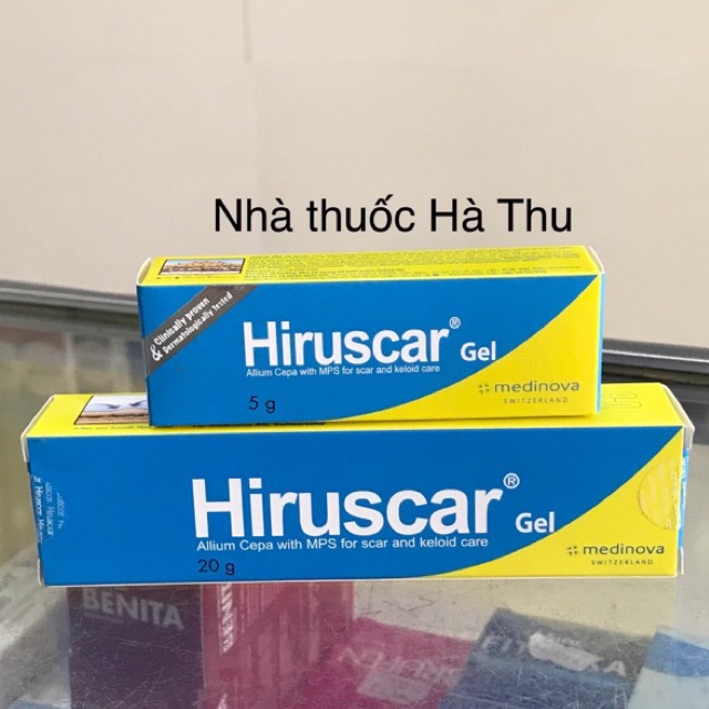 Kem ngừa sẹo Hiruscar ( 5gr vs 20gr )