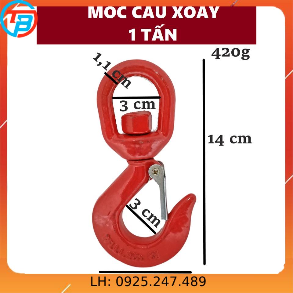 Móc Cẩu Xoay [ 1 tấn ] CÁP THÉP Thái Bình VinàN