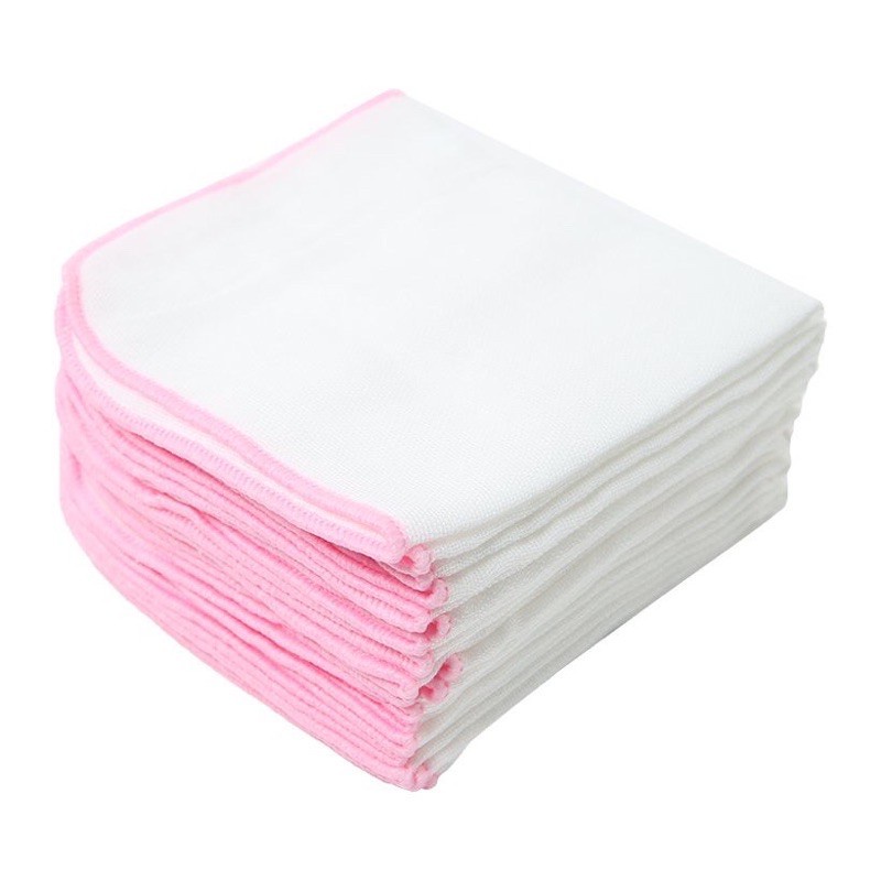 Set 10 Khăn Sữa Cho Bé Aiko 4 Lớp, Khăn Xô Cho Bé Hàng Chính Hãng Xuất Nhật