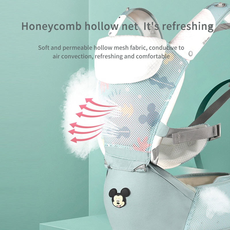 Đai Địu Em Bé Họa Tiết Hoạt Hình Disney Tiện Dụng Cho Du Lịch