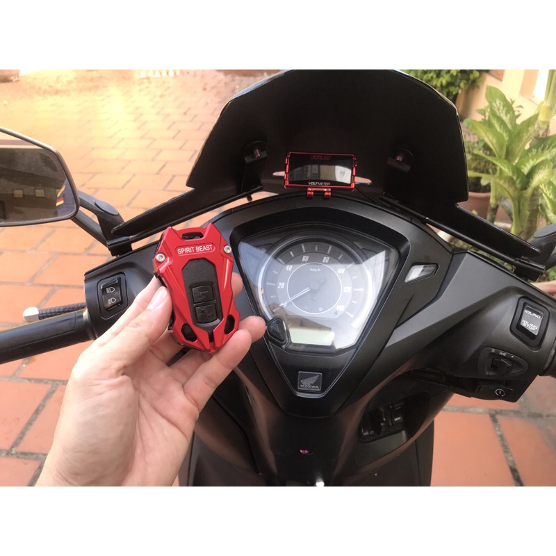 Spirit Beast-Ốp Remote CNC cho smartkey các dòng xe Honda 2 nút bấm