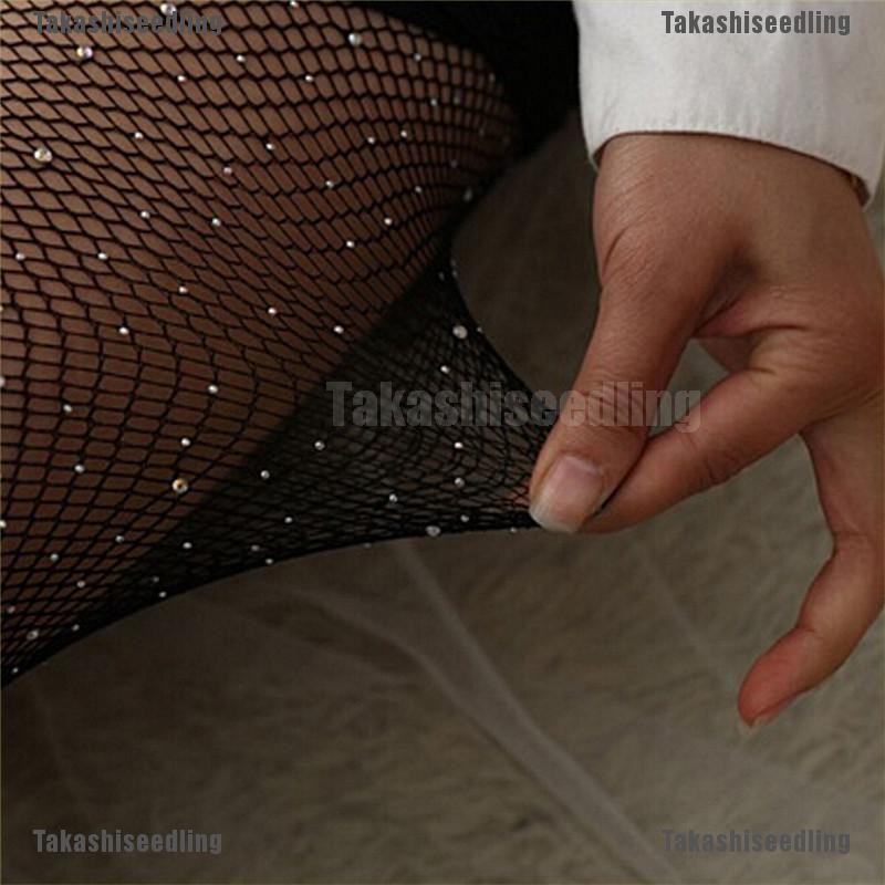 Tất Lưới Đính Đá Lấp Lánh Quyến Rũ Cho Nữ