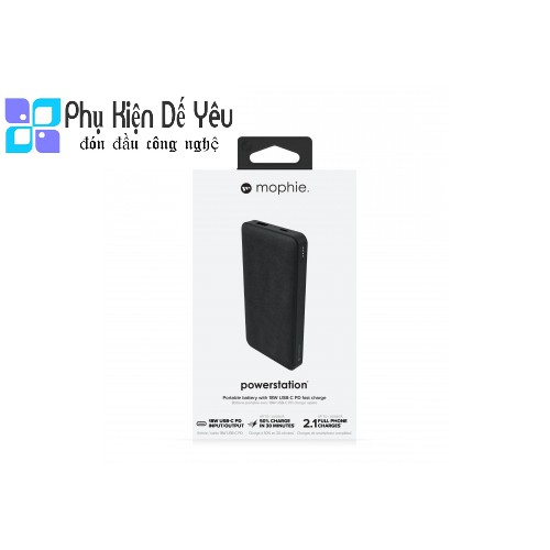 Sạc dự phòng Mophie Powerstation 10,000mAh Power Delivery - 401105999